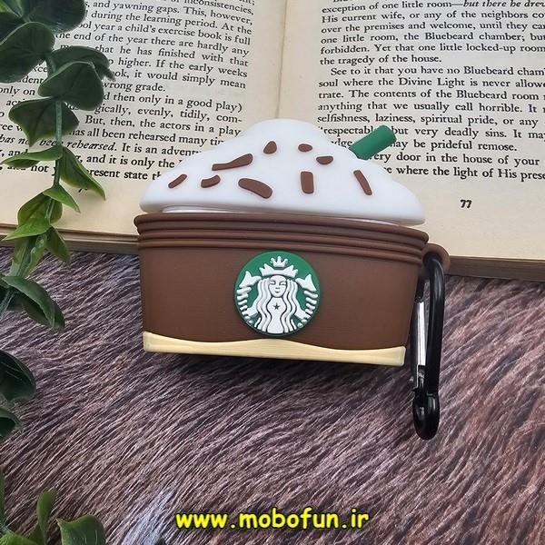 کاور Airpods Pro سیلیکونی طرح دار عروسکی سه بعدی استارباکس STARBUCKS